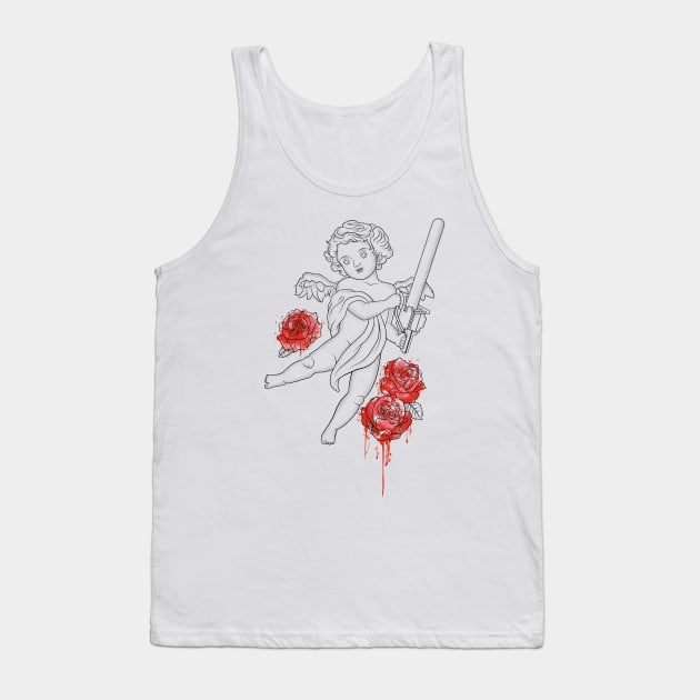 chainsaw cherub Tank Top by shirleyshirl